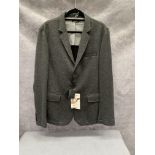 An Anthony Morato men's knitted jacket, grey, size 52,