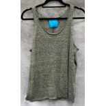 A Best Behaviour ladies sleeveless top, grey, size S,