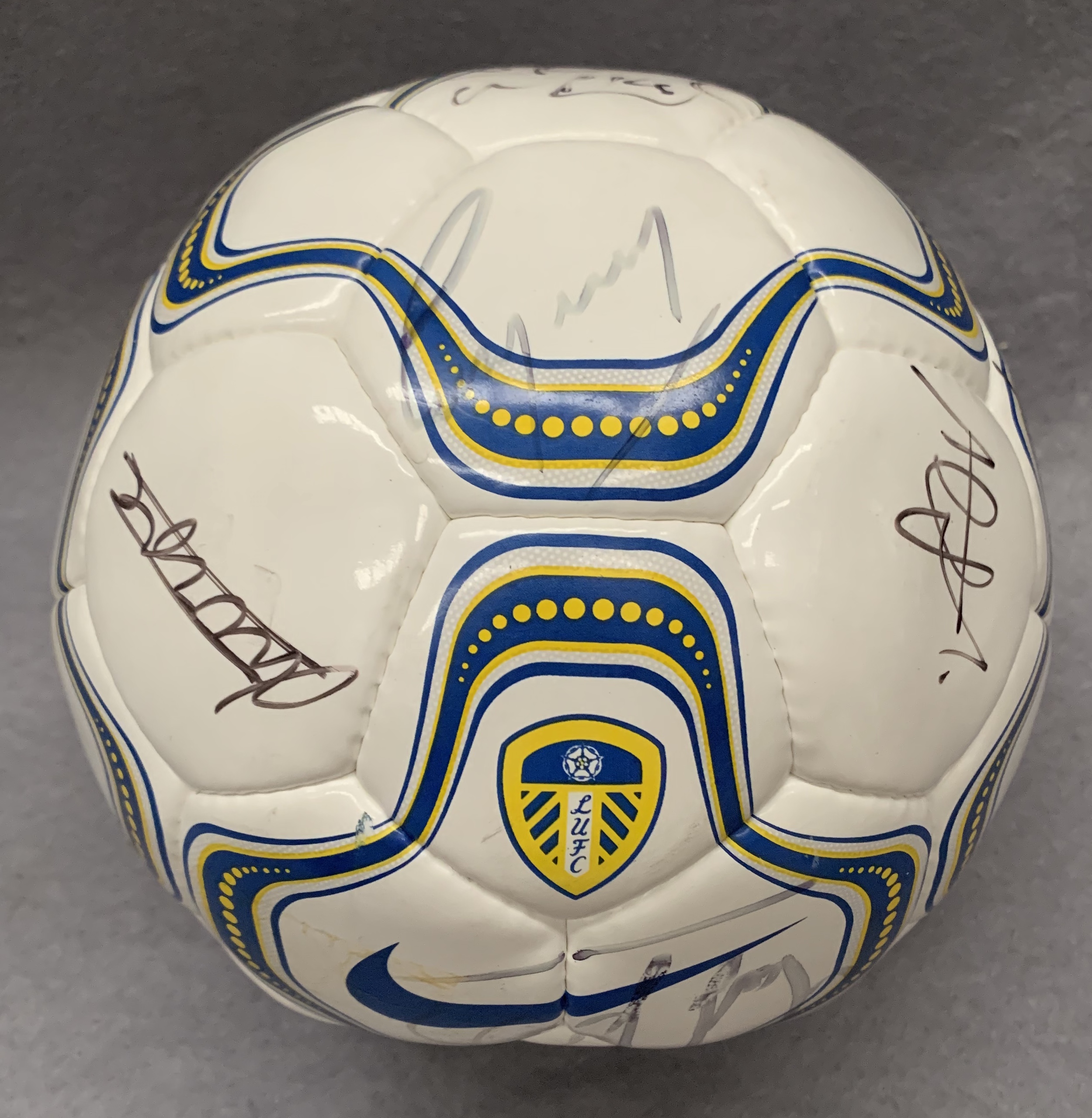 Leeds United Interest: A signed football, signatures include Lucas Radebe and others, - Image 2 of 4