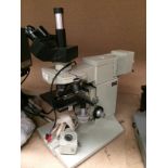 OMO microscope with attachments/lenses (plug cut off,