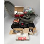 Pentax data pack, pack of 52 x CD-R discs, Jobo comparator, glassless diabinders,