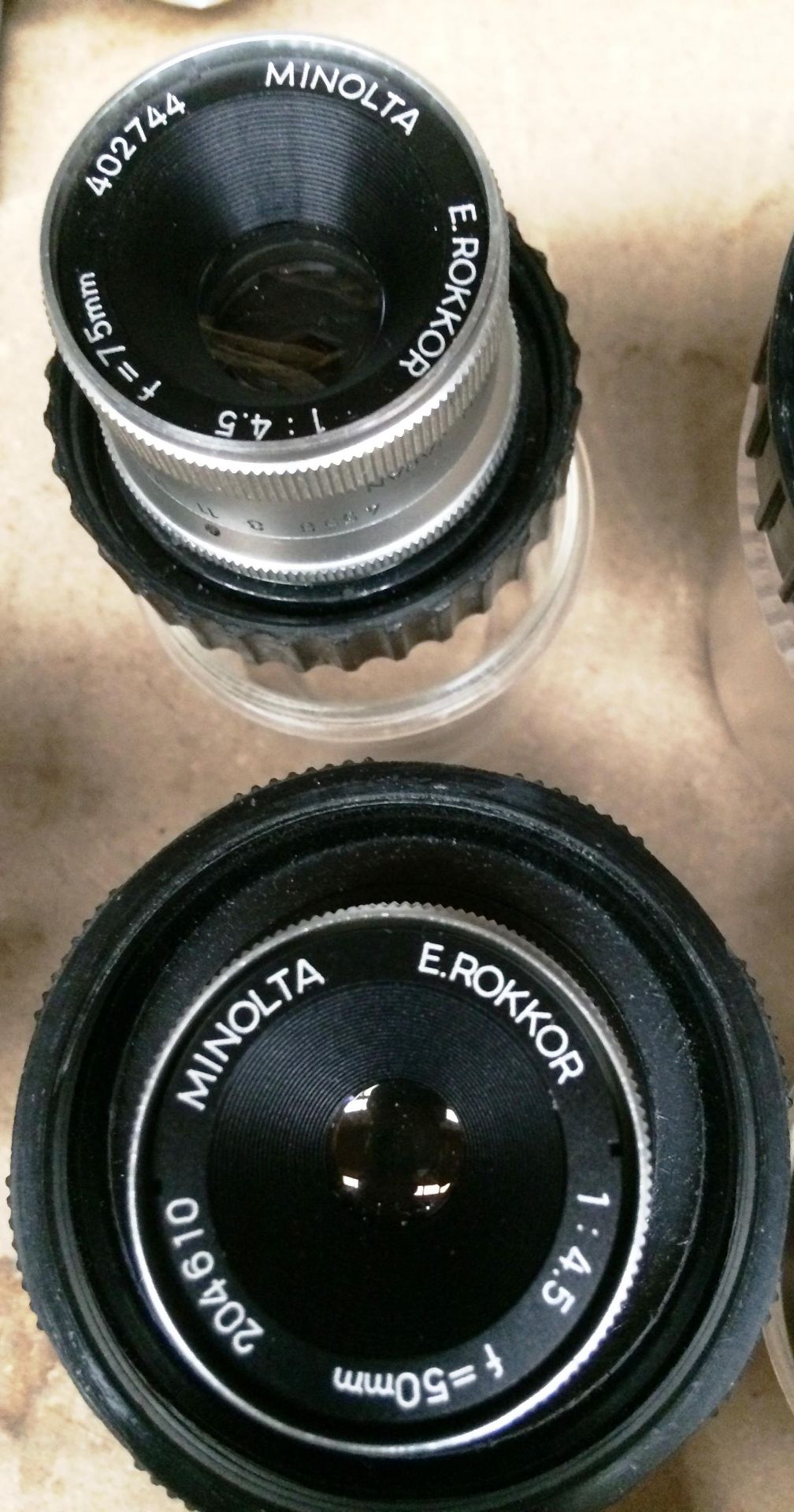 8 x assorted lenses - Durst Neonon 1:5.6 F-80mm, Nikon EL-Nikkor 80mm 1:56. - Image 3 of 4