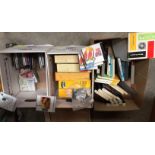 Contents to three boxes - Kodak carousels, small quantity of music CD's - Carpenters etc.