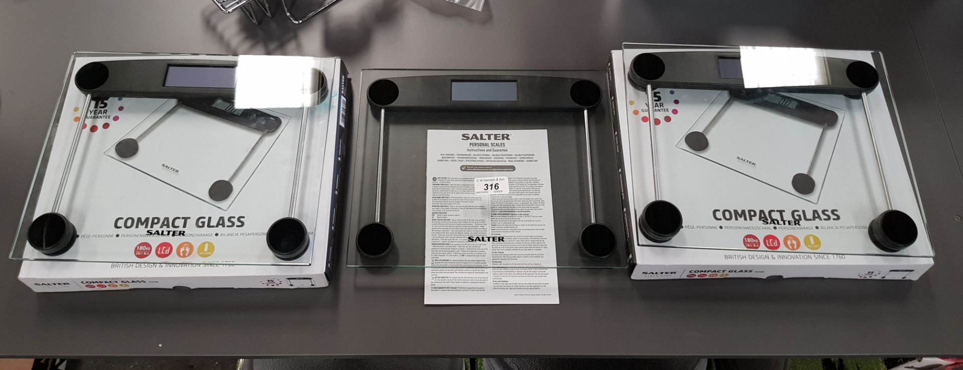 3 X SALTER DIGITAL SCALES