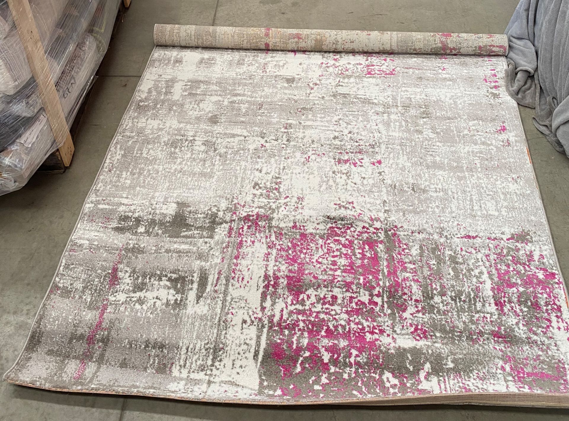 An ABC Vivace Floor & More beige/cream/pink Soho rug 230cm x 160cm