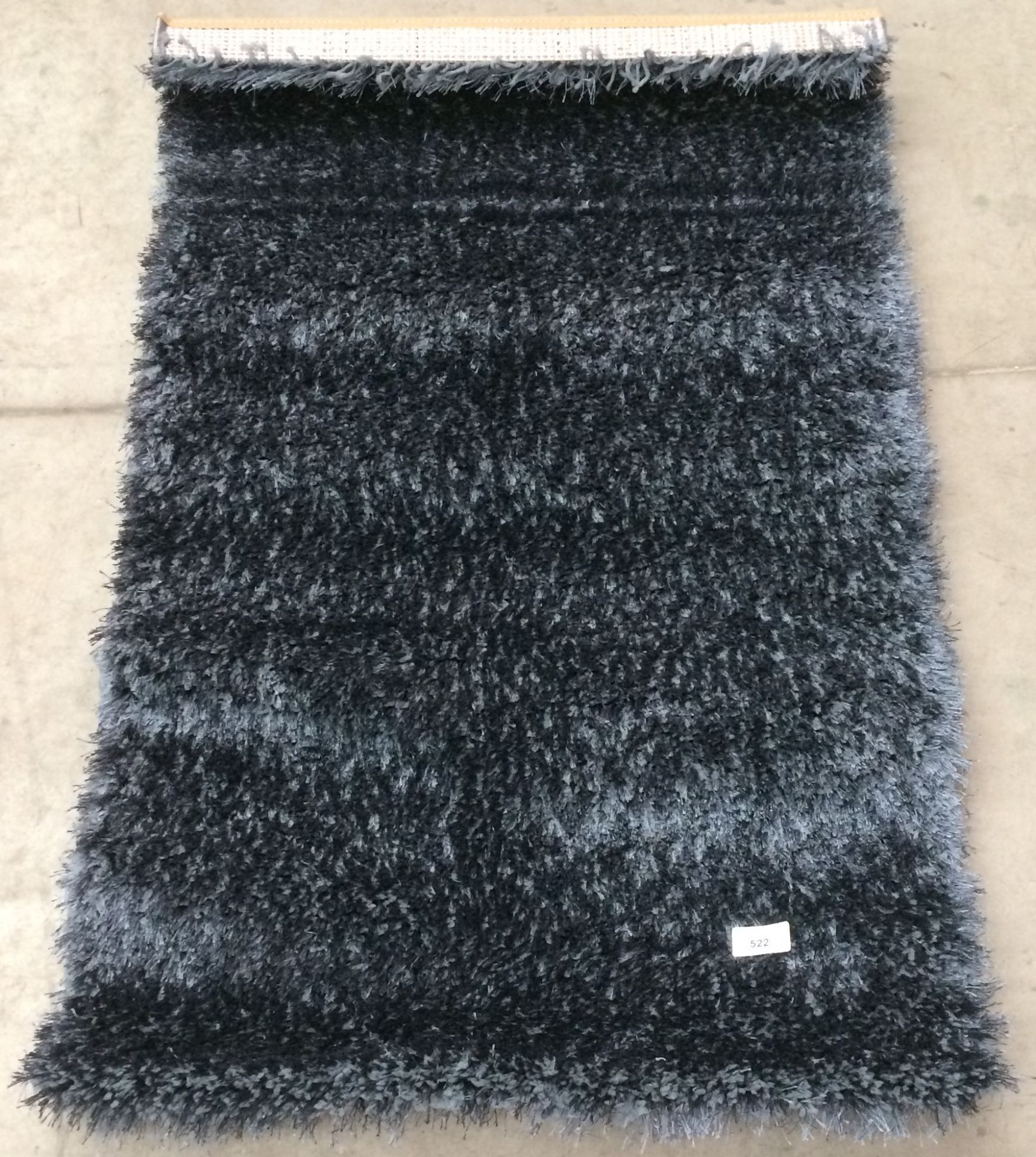 A Paco Home Touch 100 Anthracite rug 60cm x 100cm