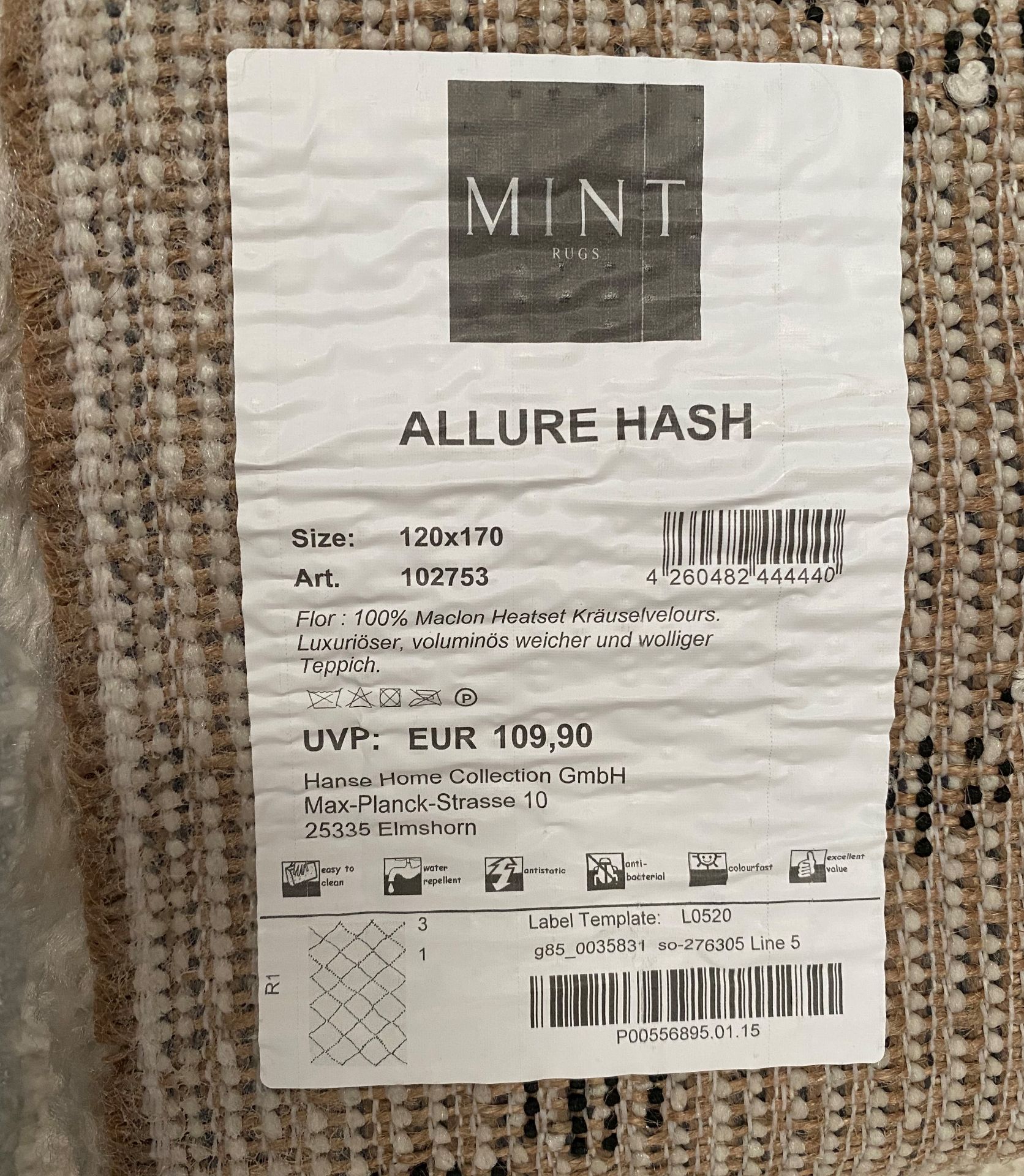 A Mint Rugs Allure Hash (Art. - Image 2 of 2