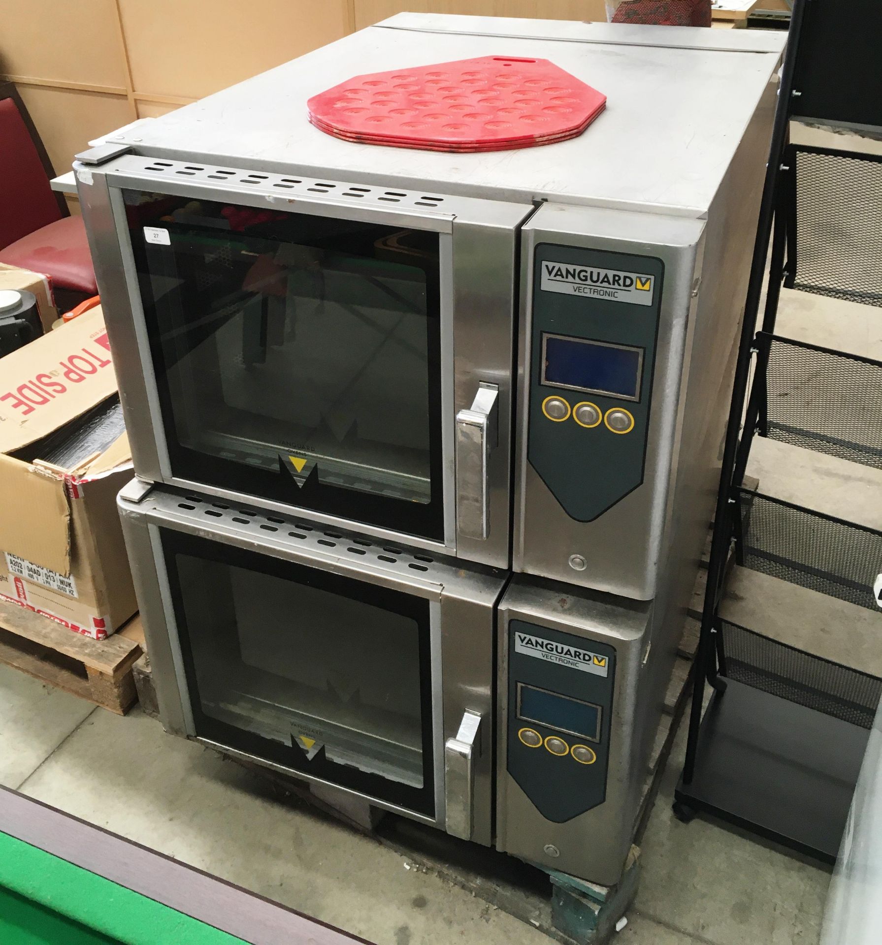 Vanguard Vectronic two tier stainless steel cased catering oven type 458M, - Image 2 of 4