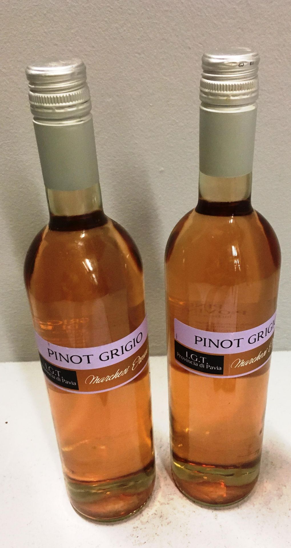 7 x 750ml bottles of Marchesi Ervani Pinot Grigio Rosato rose wine