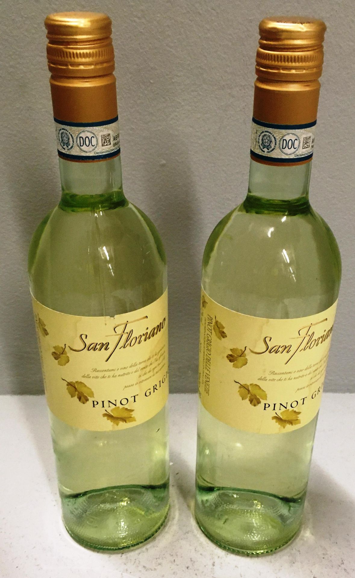 6 x 750ml bottles of San Floriano 2018 Pinot Grigio