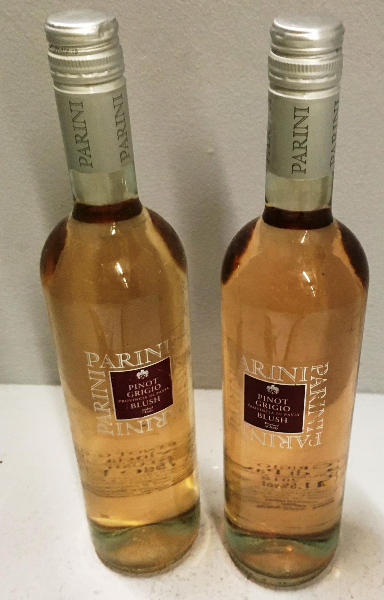 5 x 75cl bottles of Parini Pinot Grigio blush wine