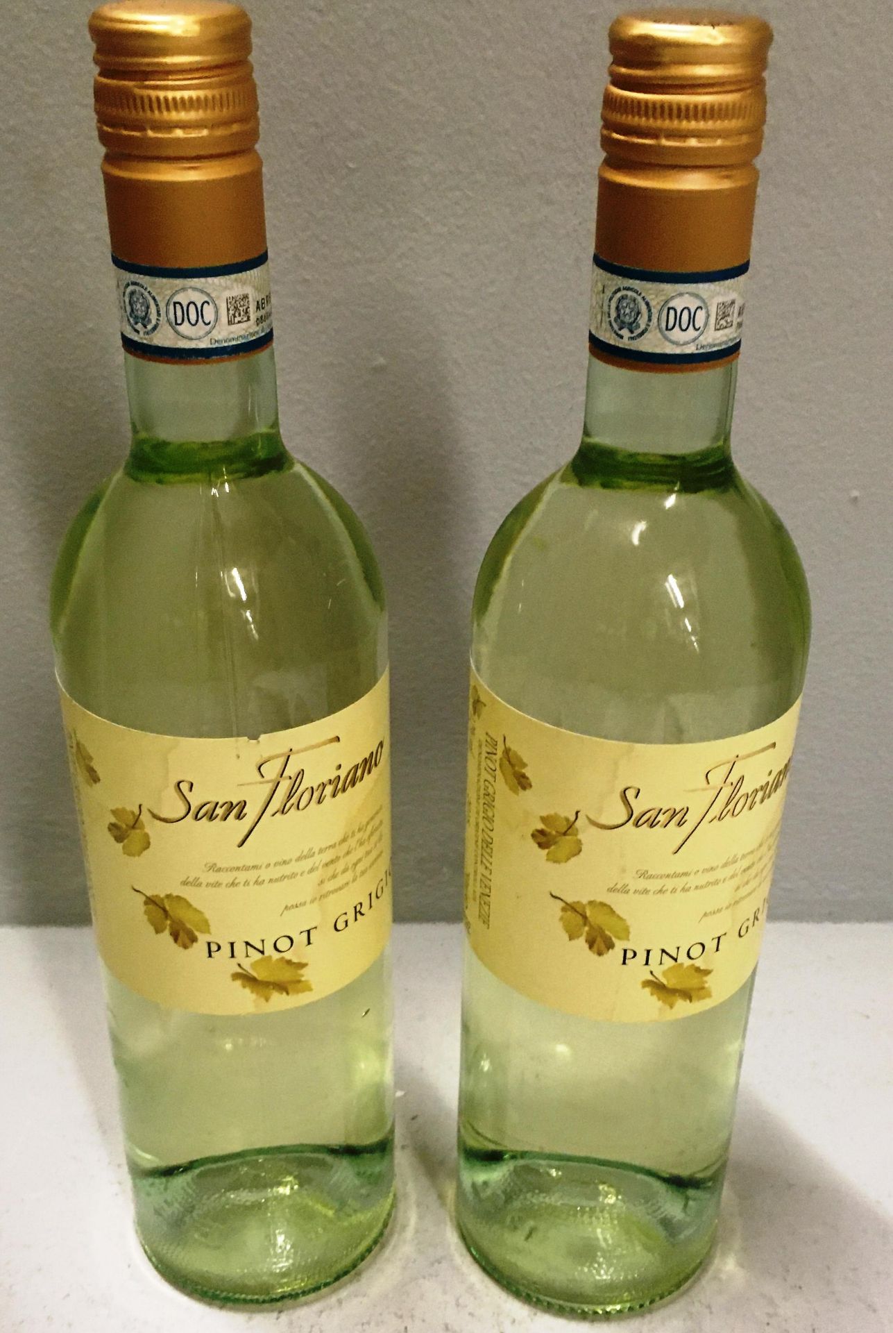 6 x 750ml bottles of San Floriano 2018 Pinot Grigio