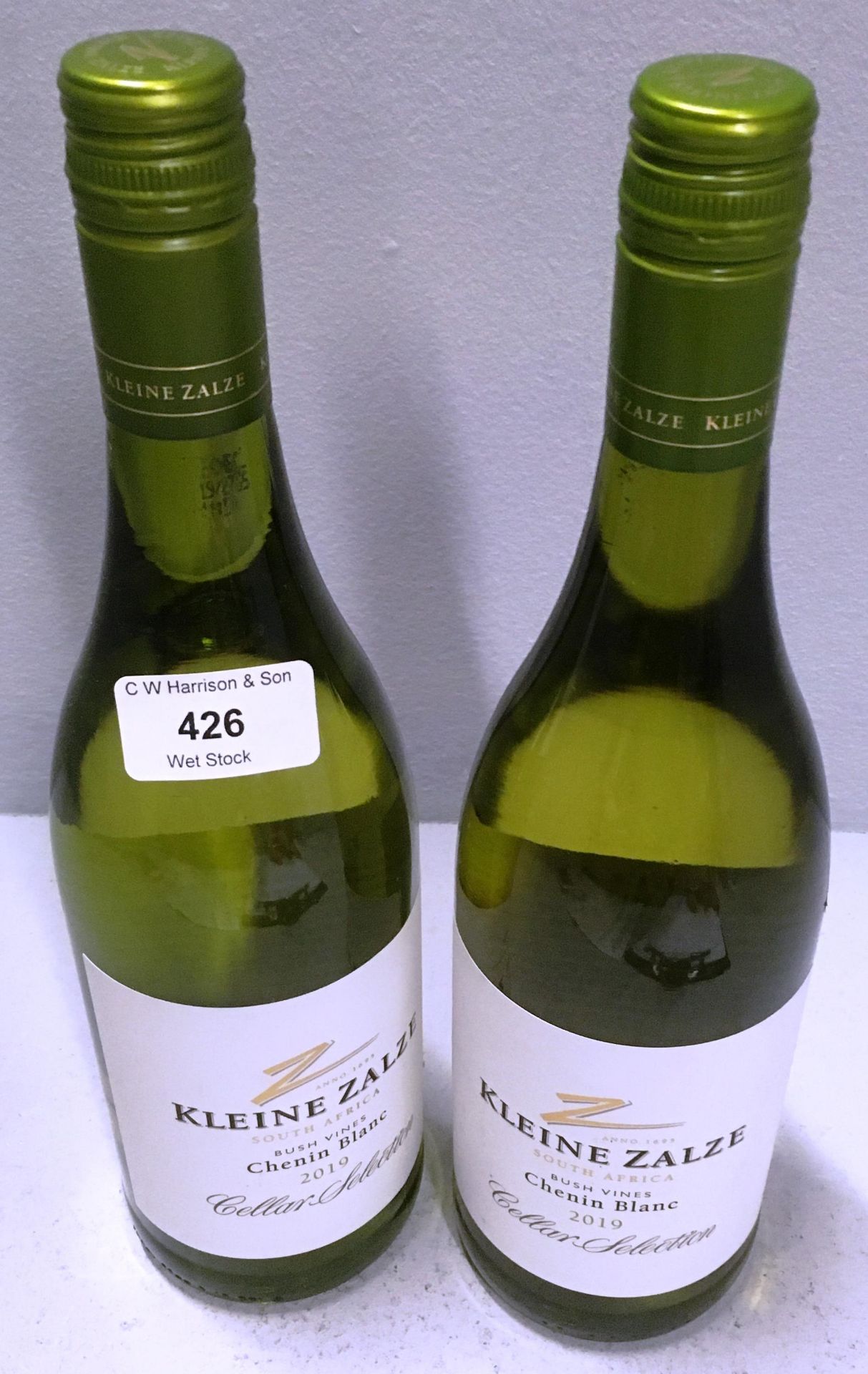 8 x 750ml bottles of Kleine Zalze South Africa Bush Vines Chenin Blanc 2019 Cellar Selection wine