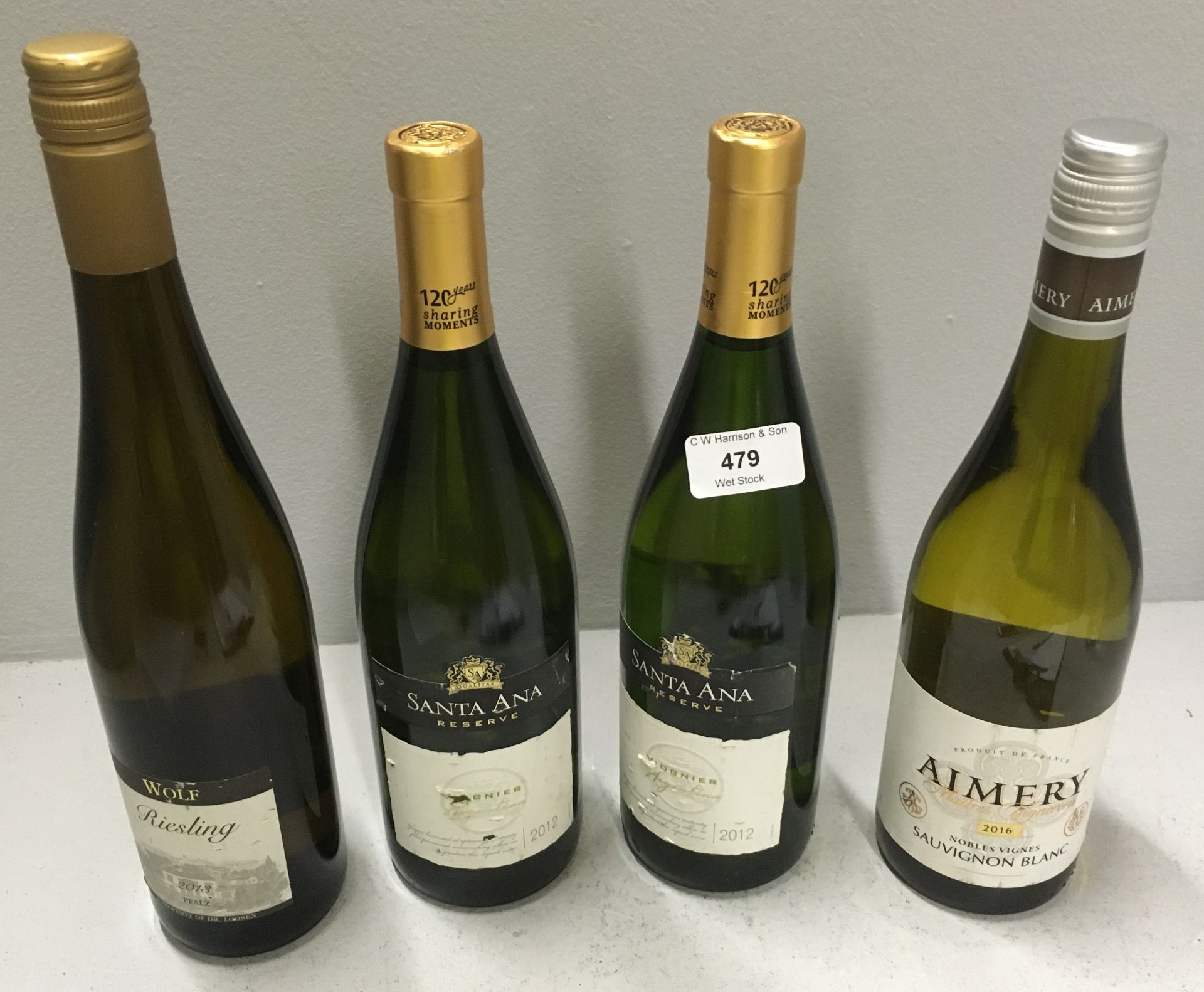 4 x items 1 x 75cl bottle of Wolf Riesling 2013,
