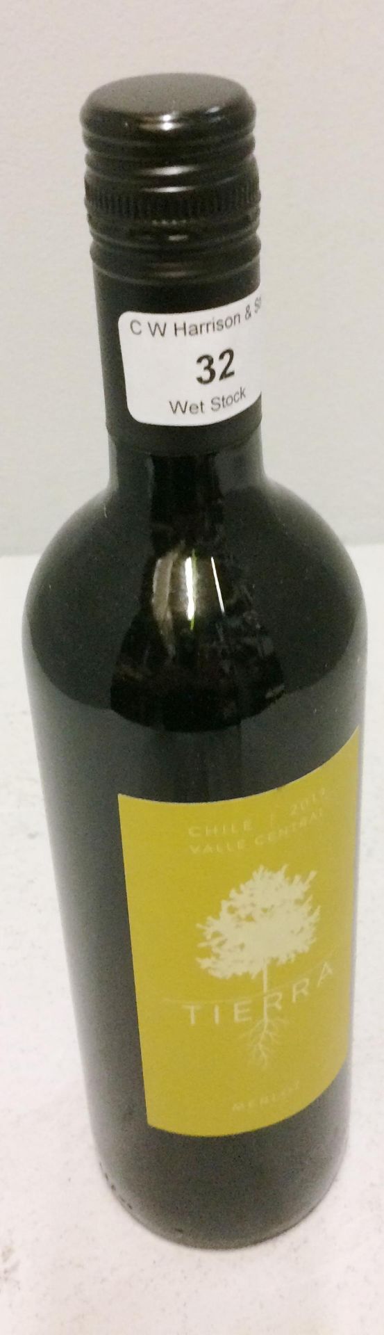 6 x 75cl bottles of Tierra Chile 2019 Valle Central Merlot wine