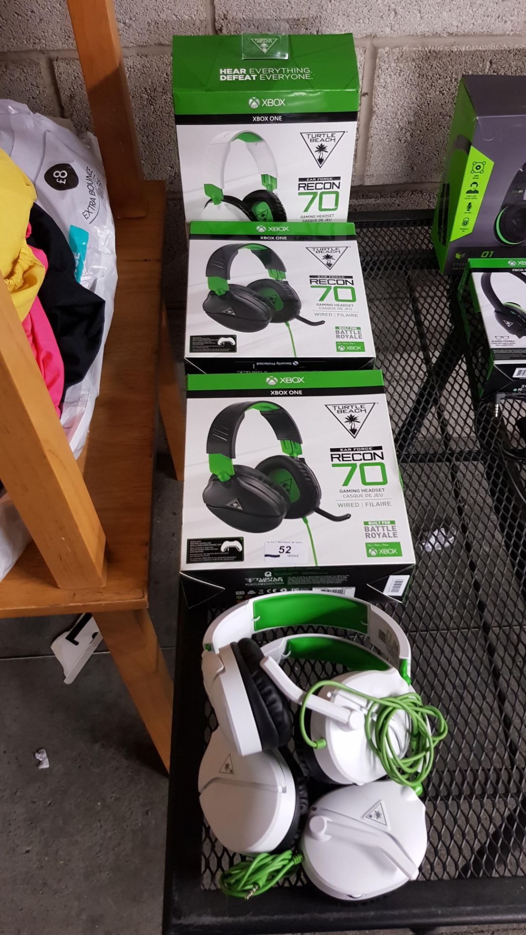 5 X TURTLE BEACH RECON 70 GAMING HEADSET