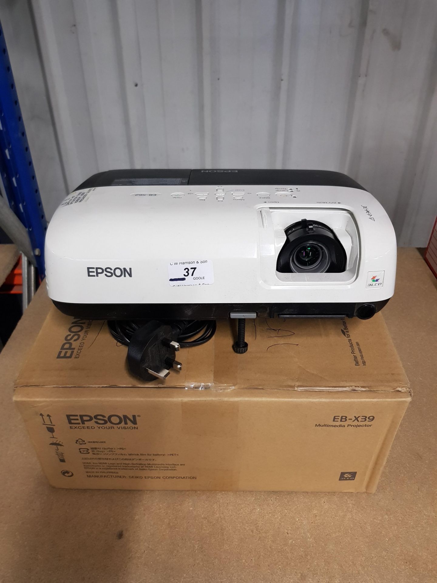 EPSON EB-X39 MULTIMEDIA PROJECTOR