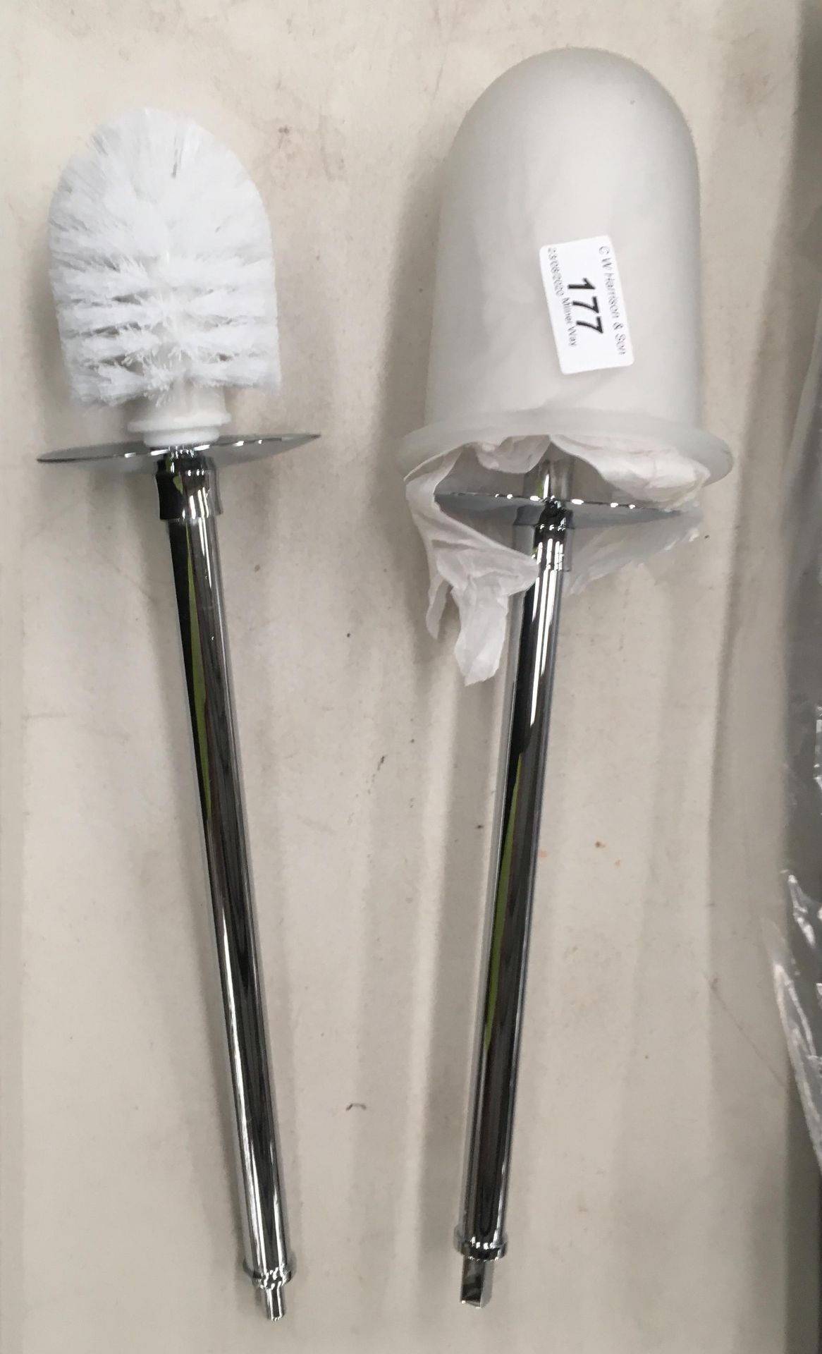 2 x toilet brushes