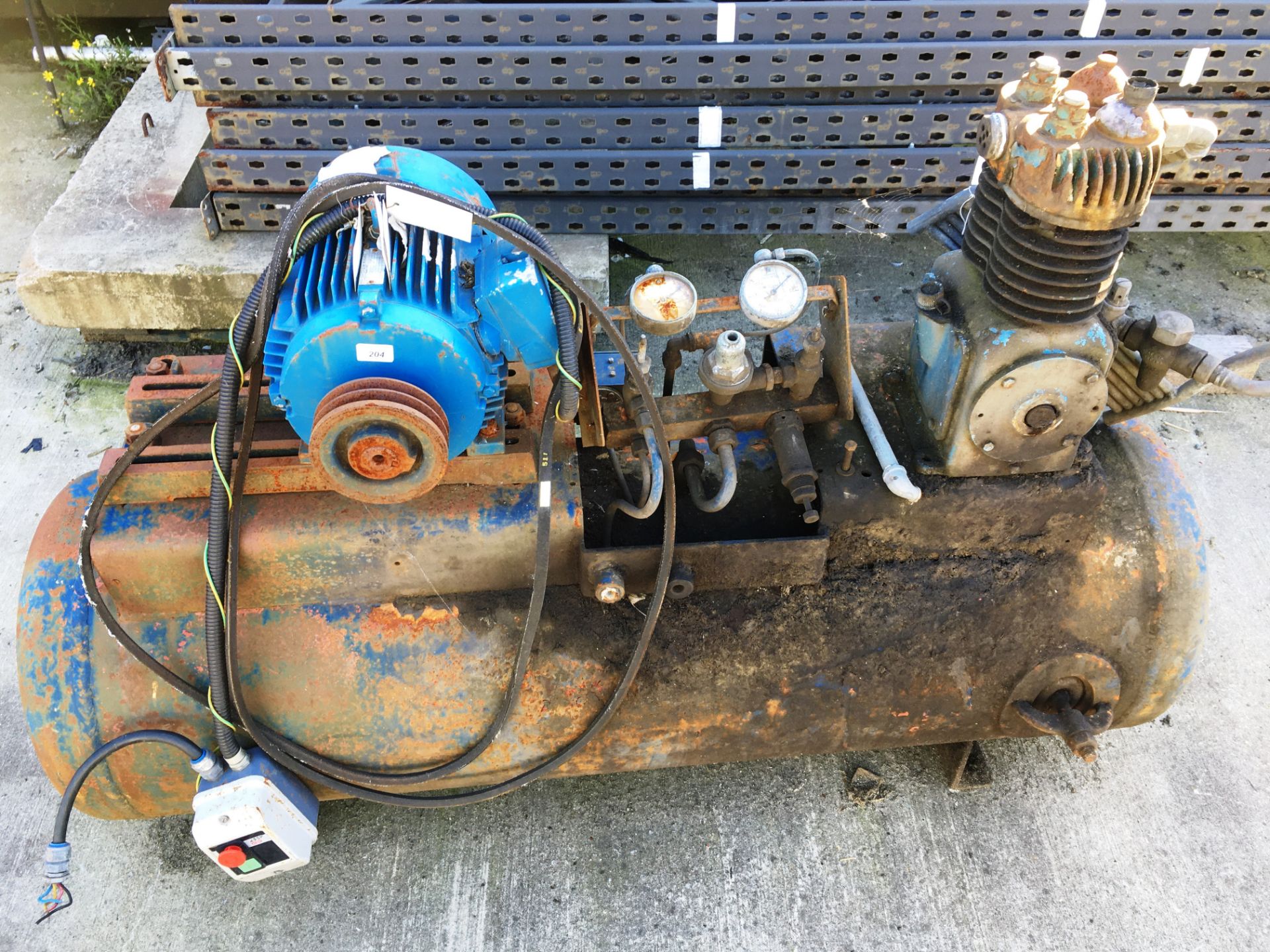 A scrap compressor - sold as seen