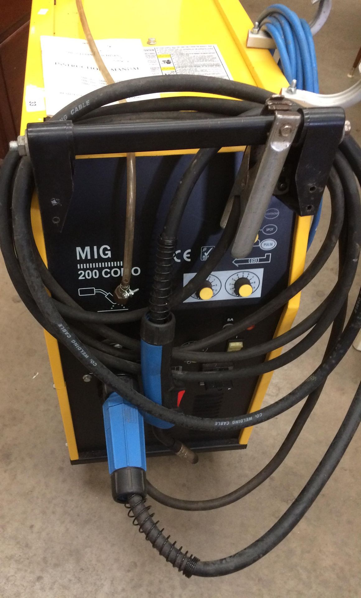 An LTS UK MIG-200 como mobile mig welding machine - 240v (commercial plug) complete with manual - Image 2 of 2