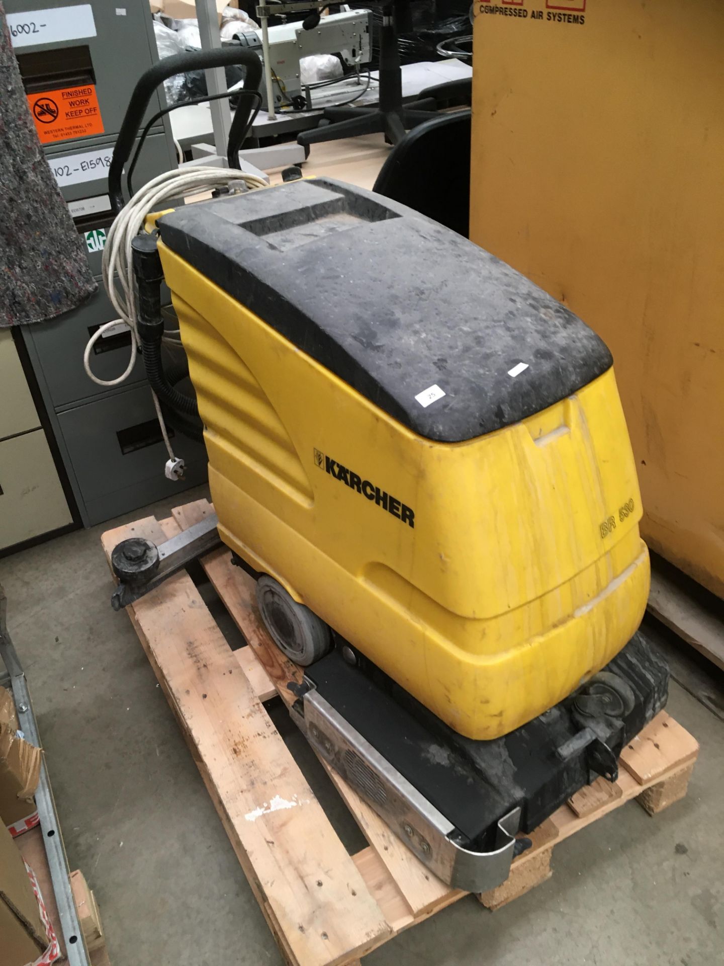 K'Archer BR5320 commercial floor cleaning machine - 110v with 240v extension - not tested by CWH