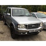 FORD RANGER 2.5 XLT THUNDER PICK UP - diesel - silver Reg. No: YS05 0ZN Rec.