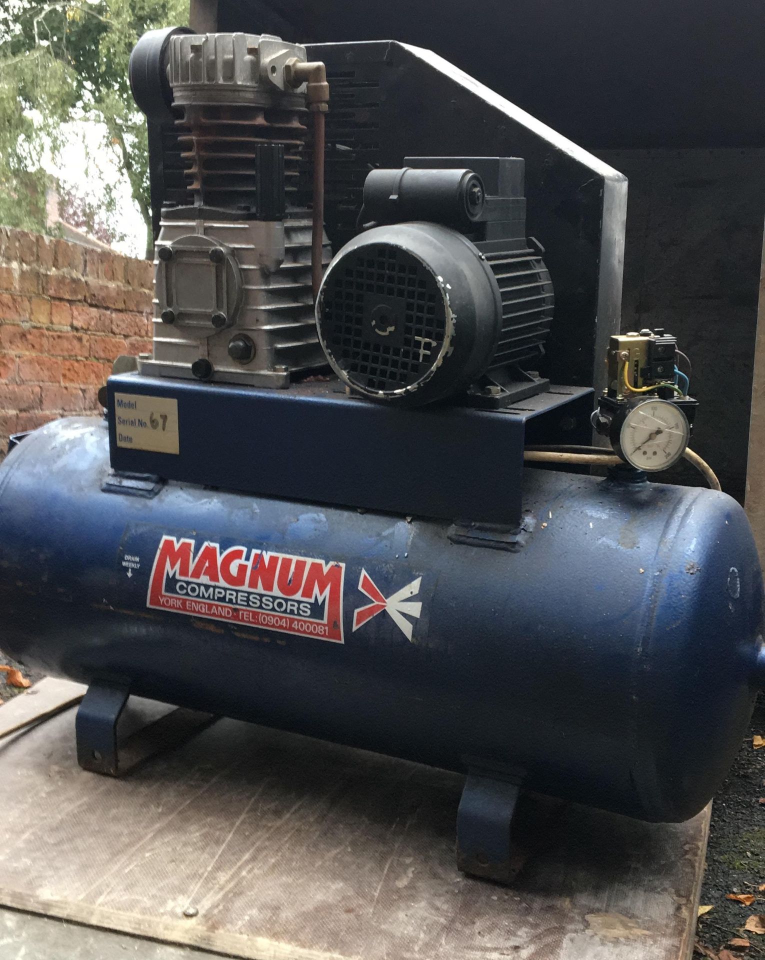 Magnum 240v compressor - The compressor works but failed its PAT test because the pressure switch - Image 2 of 5