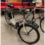 A RALEIGH RUNABOUT MODEL RM6 MOPED - Petrol - Green/White.