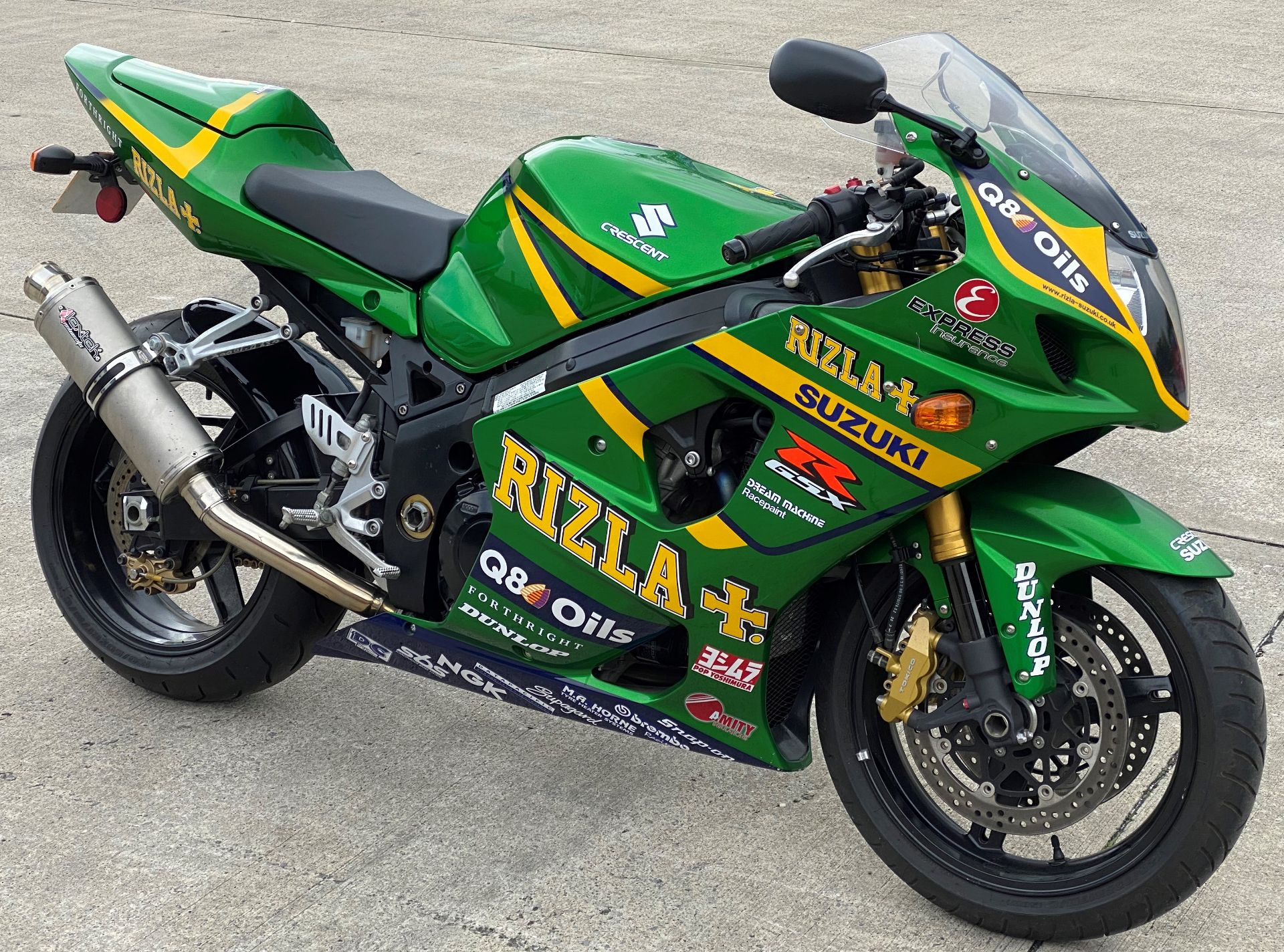 SUZUKI GSXR 1000 MOTORCYCLE - petrol - Rizla Green Reg No: DX05 ERK Rec. Mil: 25 miles 1st Reg: 01. - Image 3 of 18