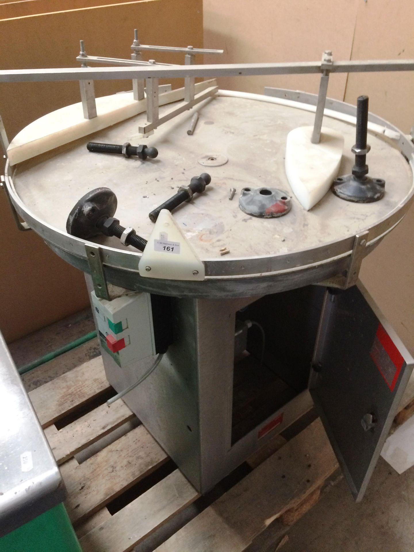 A Bosch URK0850 stainless steel cased agitator with revolving circular top, 3 phase,