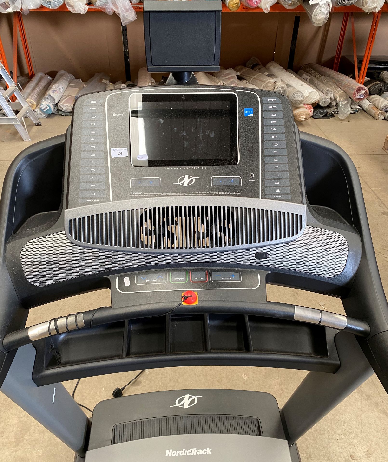 A Nordic Track Commercial 2450 treadmill model no NETL24717. - Image 11 of 15