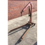 G Power-Lift 750kg red metal manual engine hoist