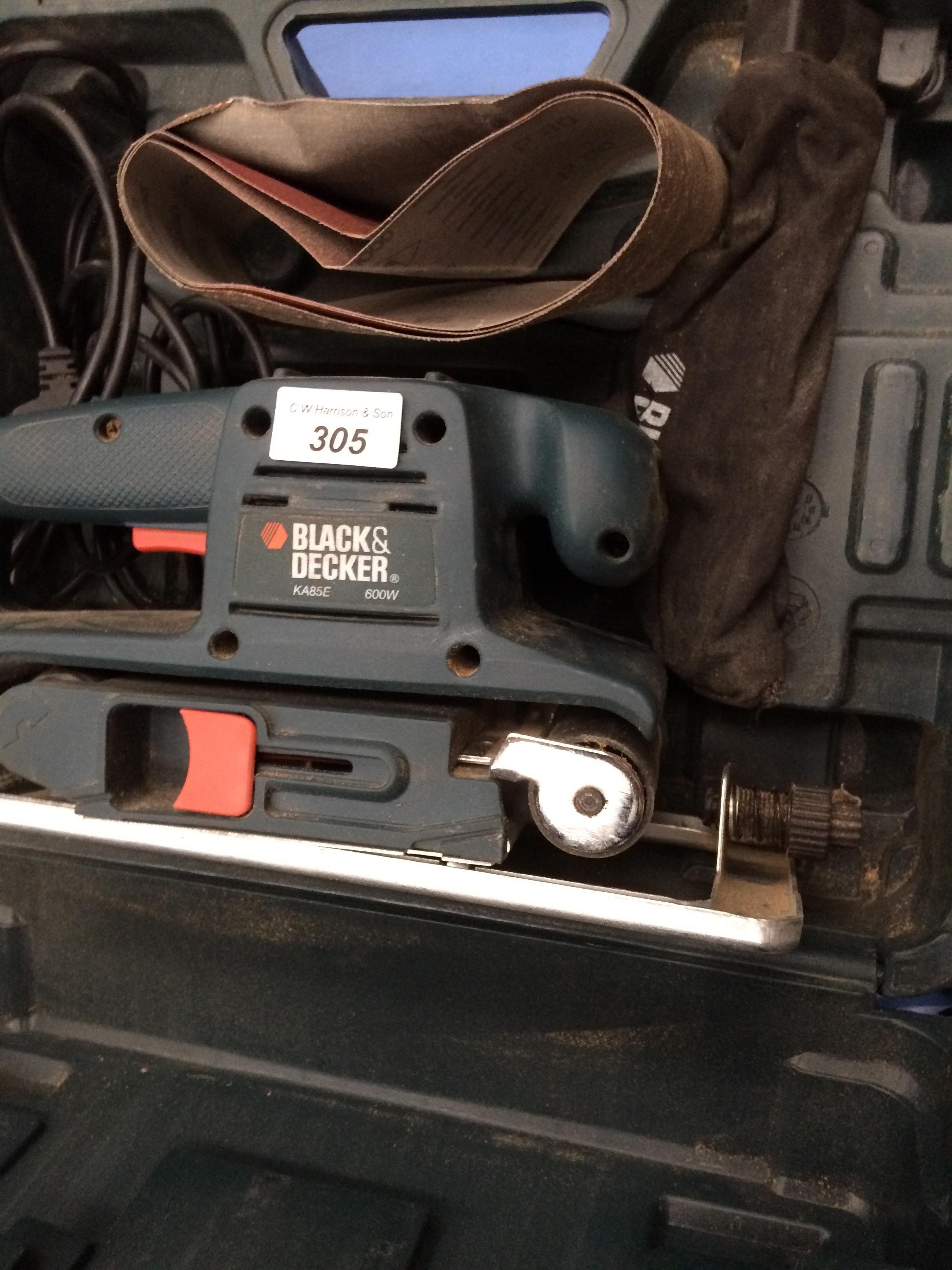 Image of Black & Decker KA85E belt sander on Best Buy's website