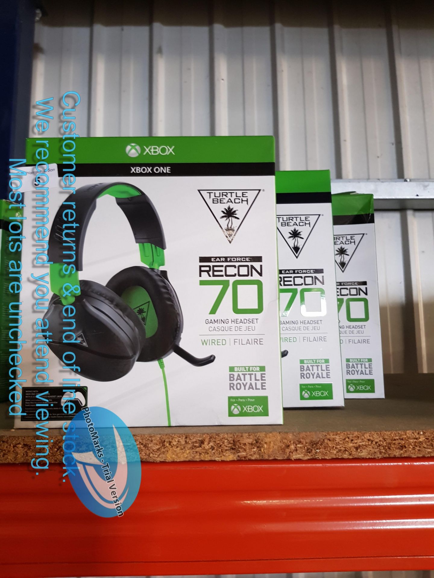 3 X TURTLE BEACH XBOX ONE RECON 70 EAR F