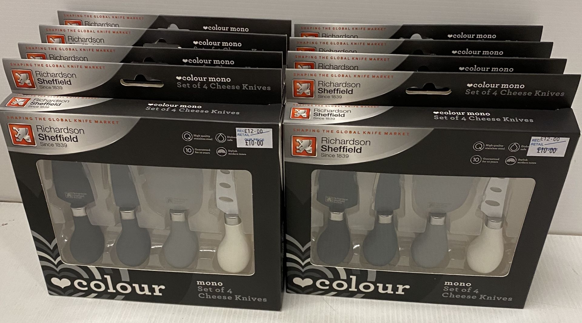 8 x Richardson Sheffield Colour Mono set