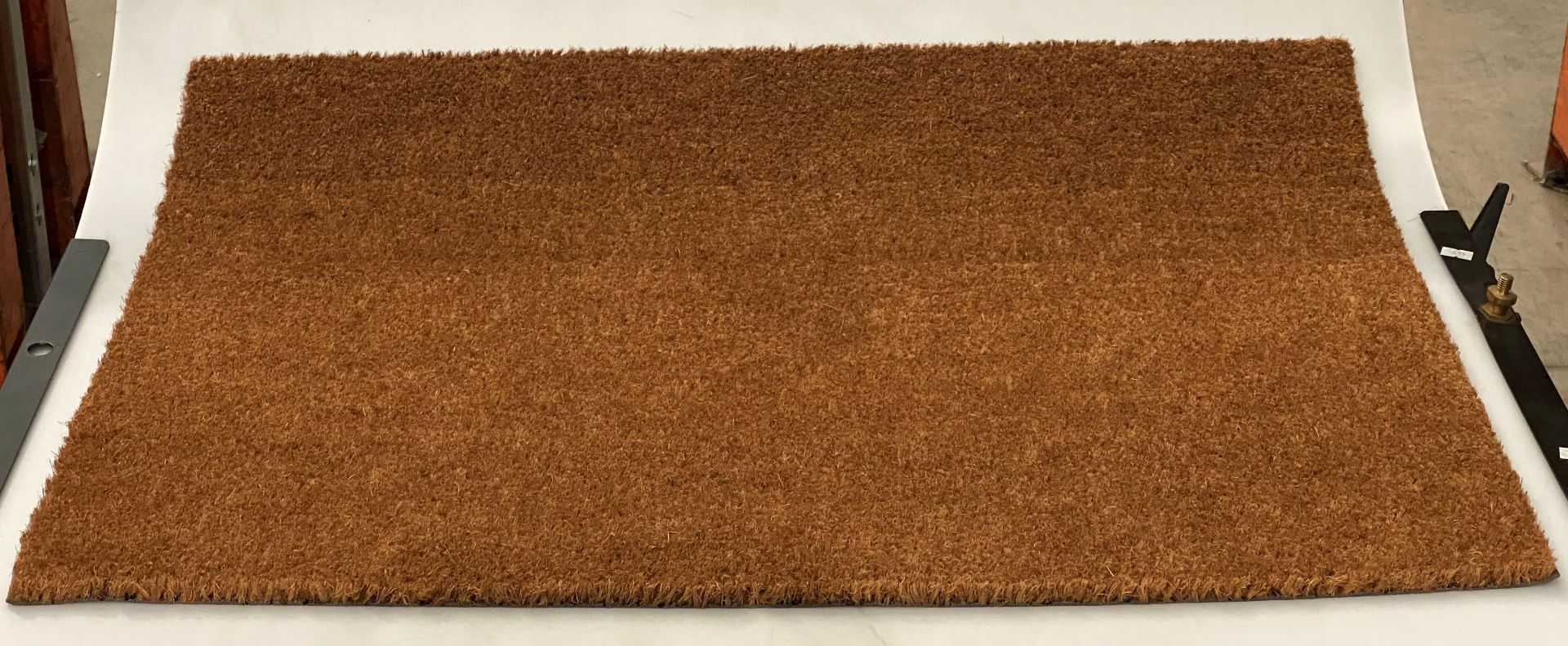 5 x Extra large rubber backed coir doorm
