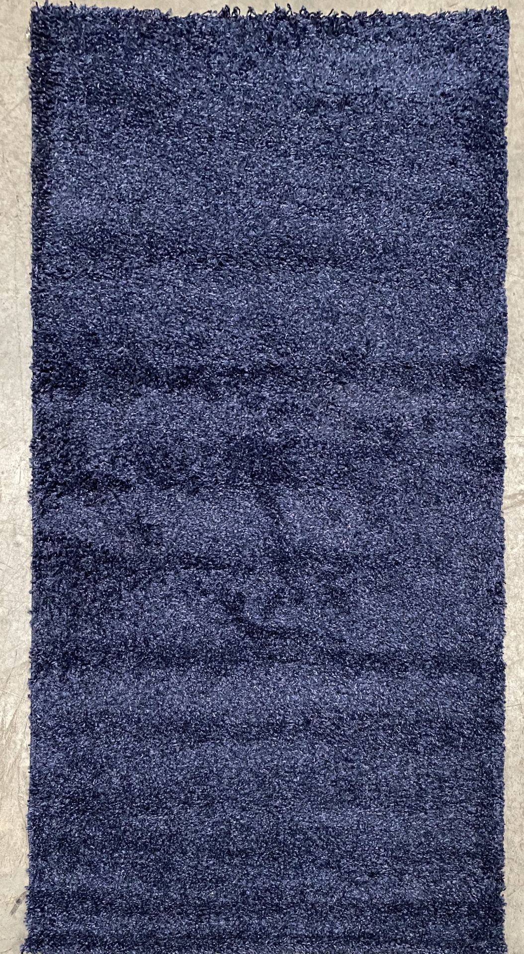 A Life Shaggy 1500 navy rug - 100cm x 200cm