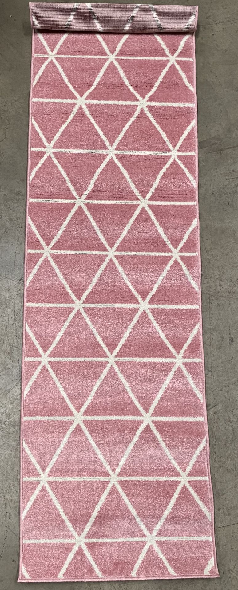 A Paco Home Stella SV 401 pink rug - 70cm x 250cm