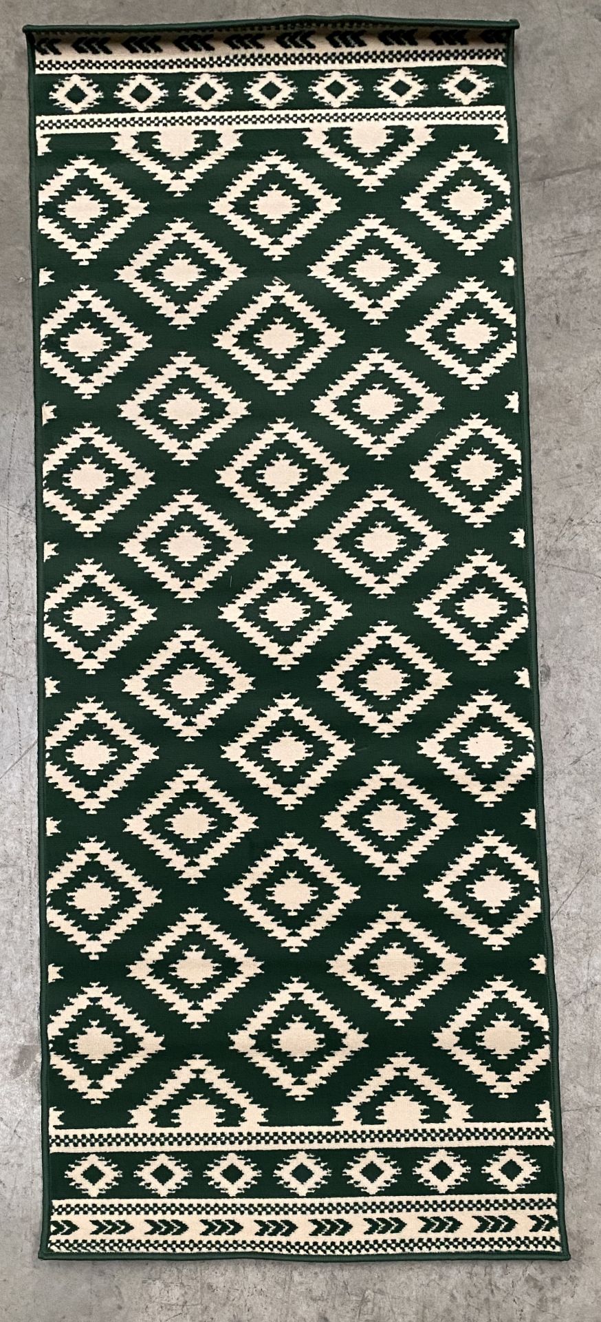 A Hanse Home 62944 green rug - 80cm x 200cm