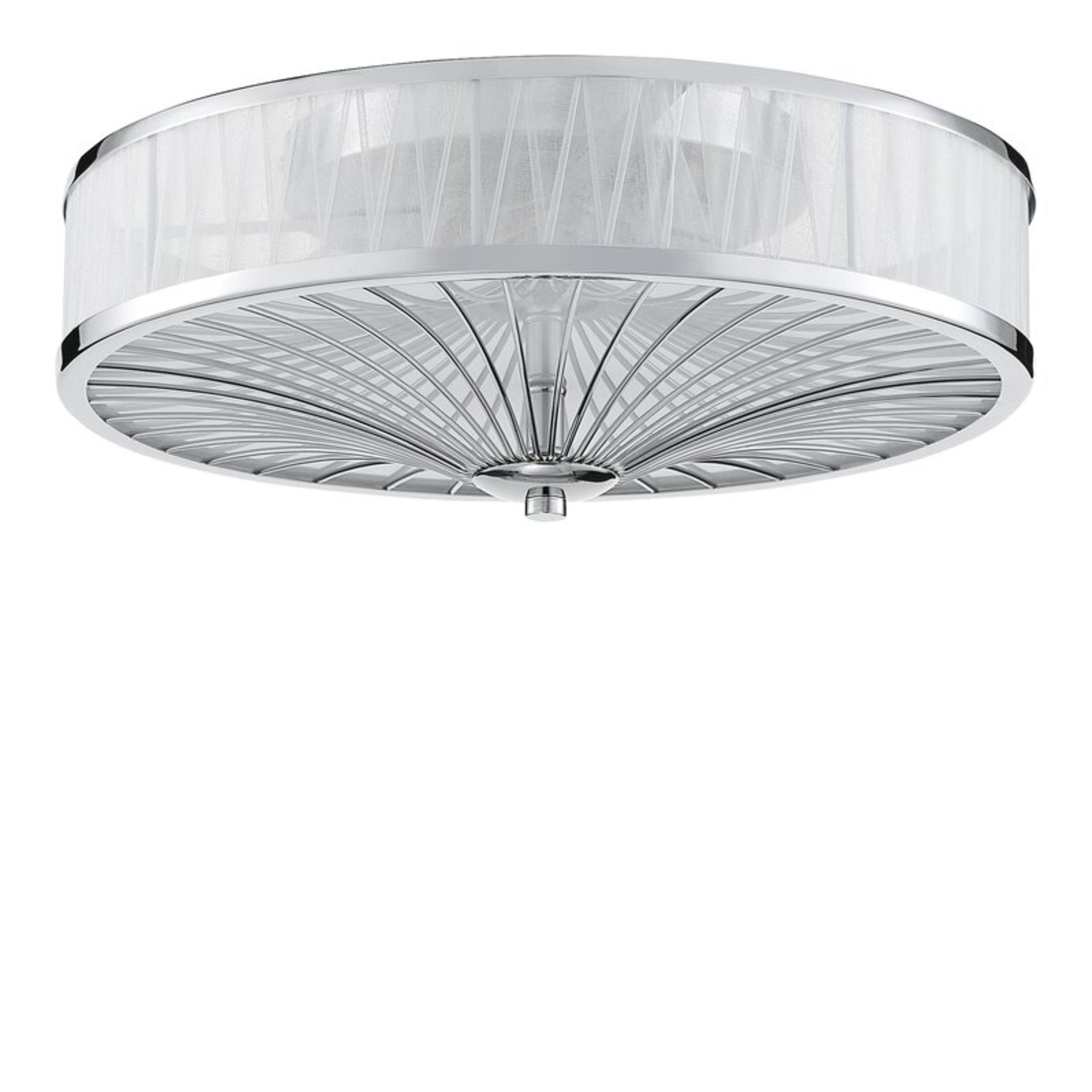 Dar Lighting Oslo 3-Light LED Flush Mount