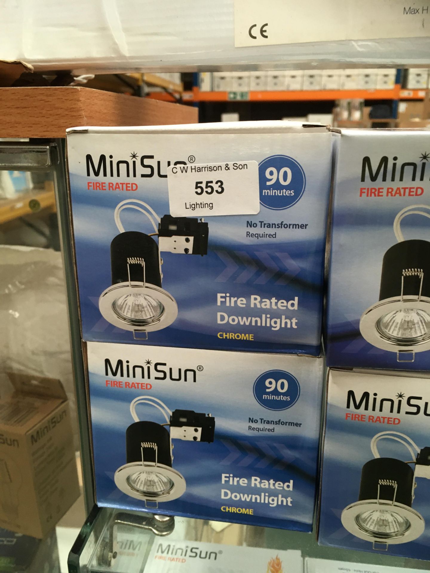 2 x MiniSun Portishead Steampunk Fire Rated 8cm Downlight Kits - Image 2 of 2