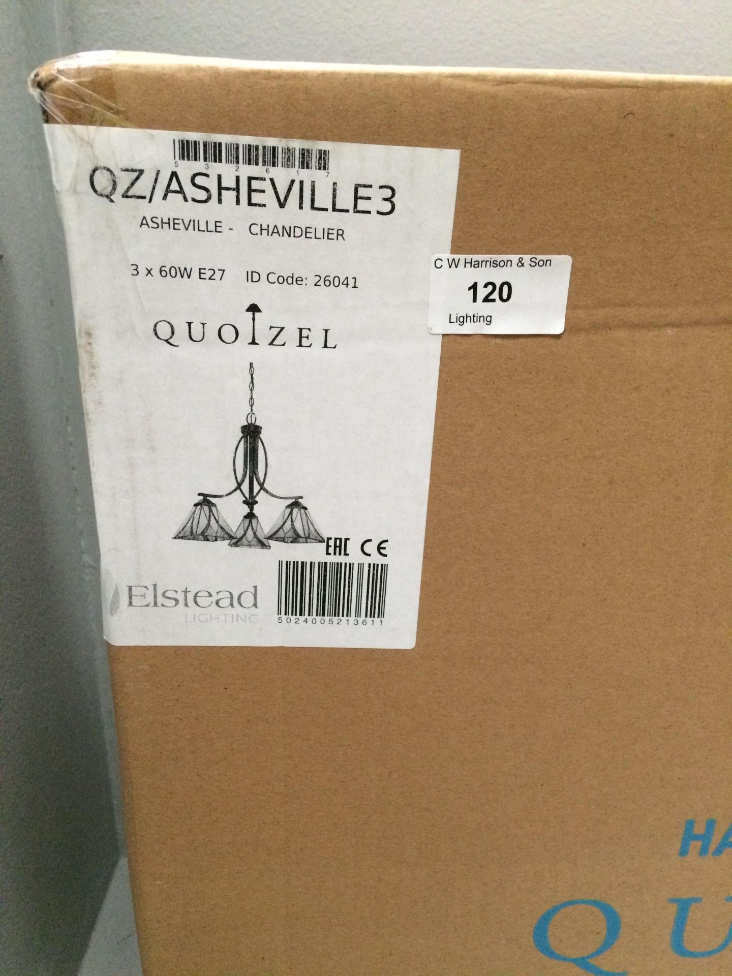 Elstead Lighting Quoizel Asheville Chandelier