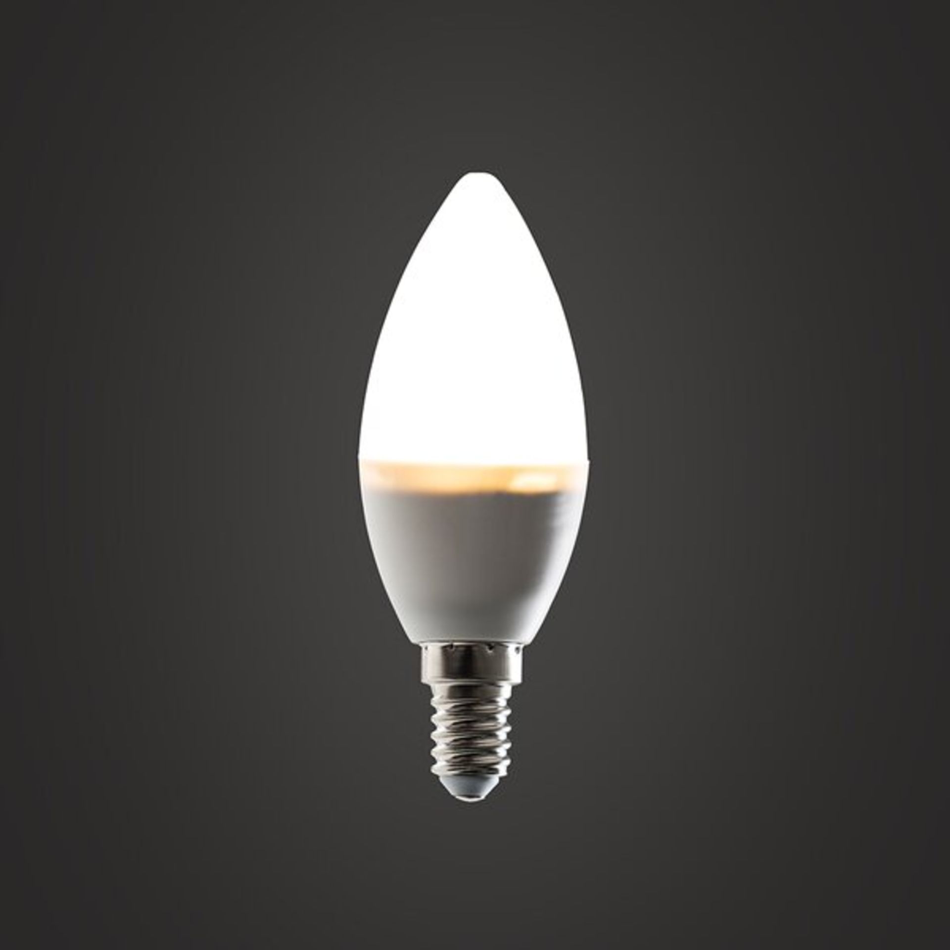 3 x MiniSun 4W E14 LED Candle Light Bulbs - Frosted