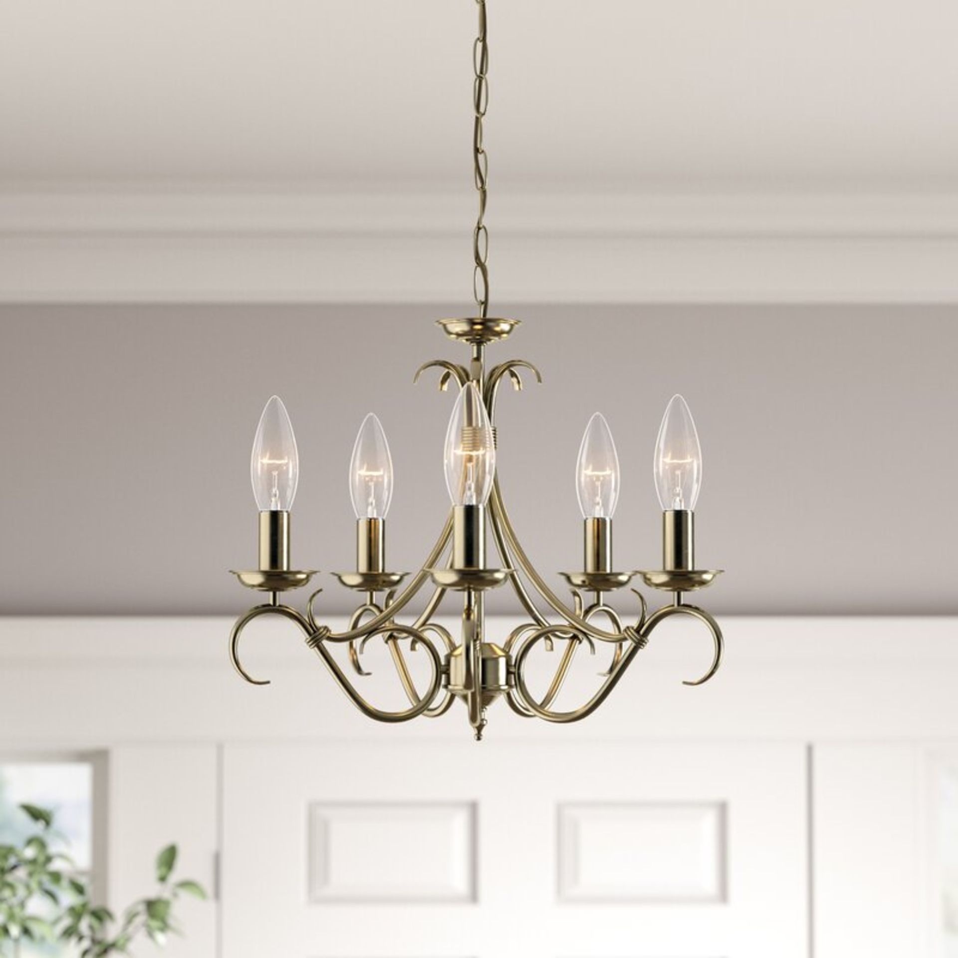 Endon Lighting Bernice 5-Light Candle Style Chandelier