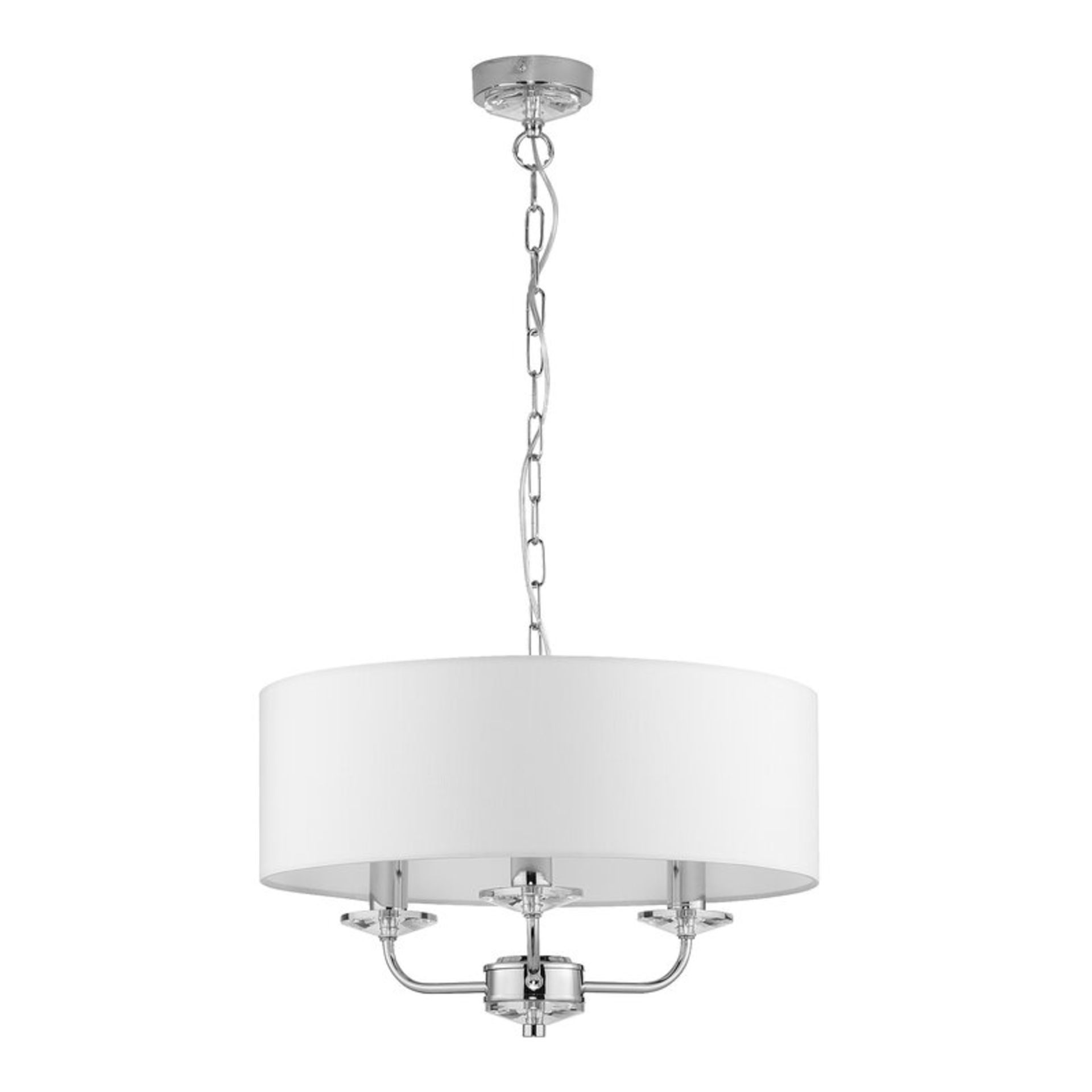 Endon Lighting Nixon 3-Light Drum Chandelier