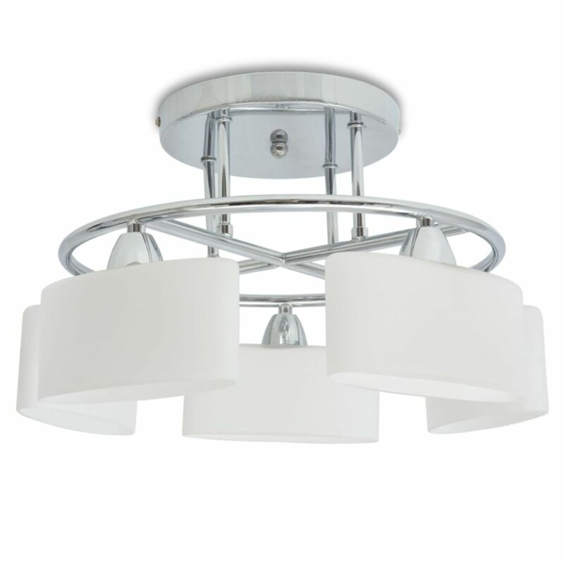 Orren Ellis Bannock 5-Light Semi Flush Mount