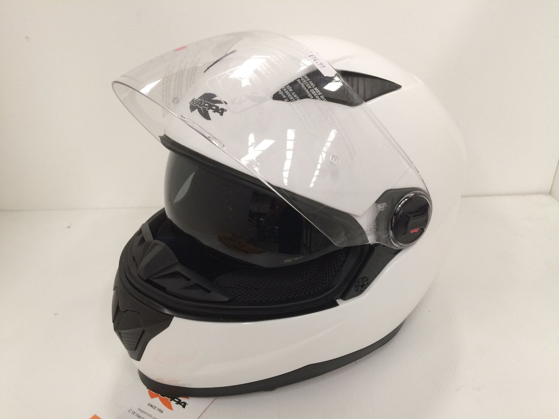 Kappa helmet in white - size M (58cm) - Image 2 of 3