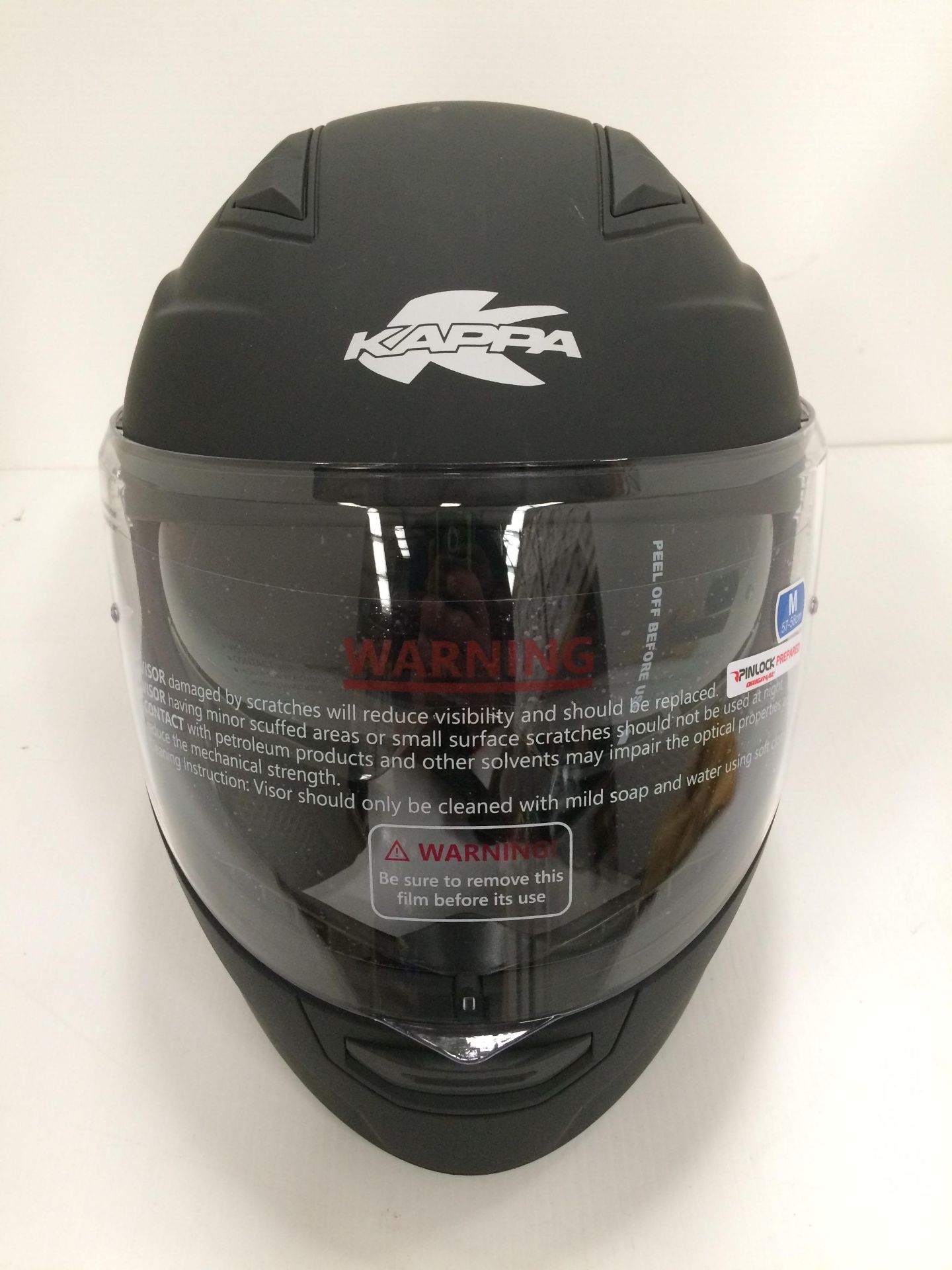 Kappa KV31 Arizona motorbike helmet in black - size M (58cm)