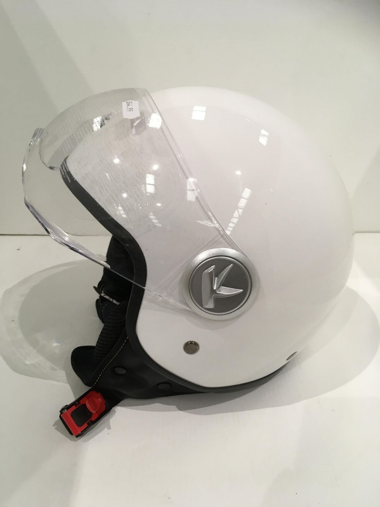 Kappa KV-20 Rio motorbike helmet in gloss white - size M (58cm) - Image 2 of 3