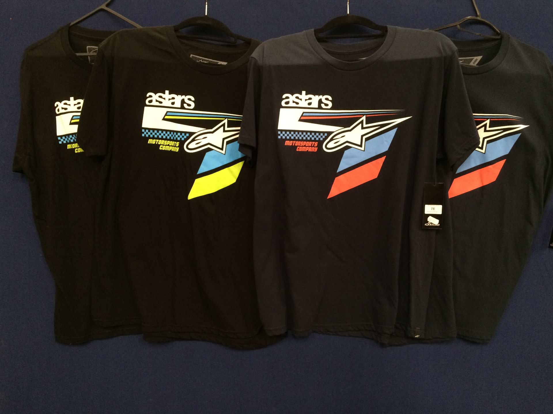 4 x Alpinestars t-shirts (2 types) - size L RRP £24 each